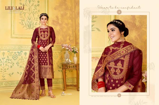 Silkyness By Lily Lali 15001 To 15006 Readymade Suit Wholesale Online